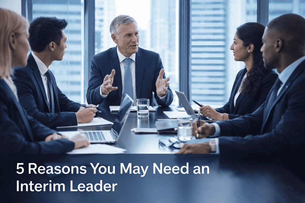 5 reasons you may need an interim leader